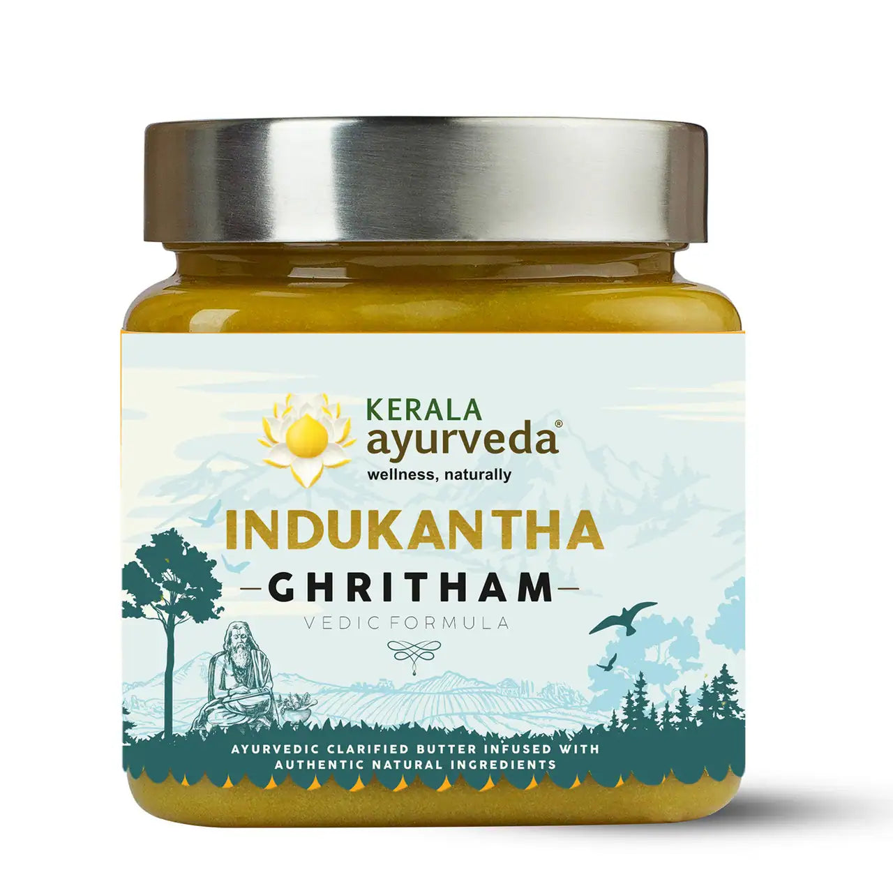 Indukantha Ghee (Ghritham) - Herb Infused Ghee for Immunity & Digestive Support
