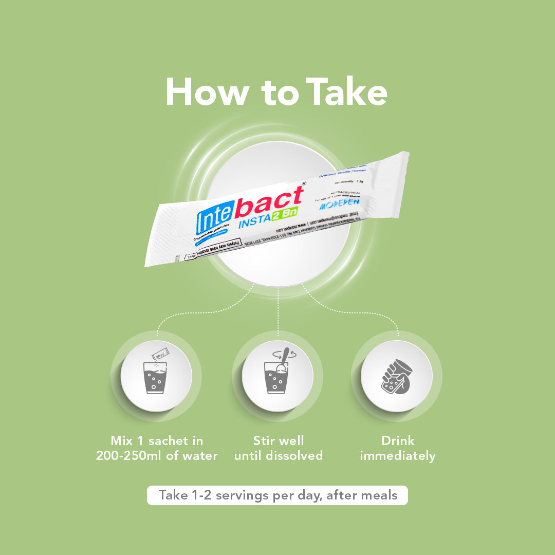 Dr Morpen Intebact Insta Probiotic 2Bn (Vanilla Flavour) | Swadesiicart