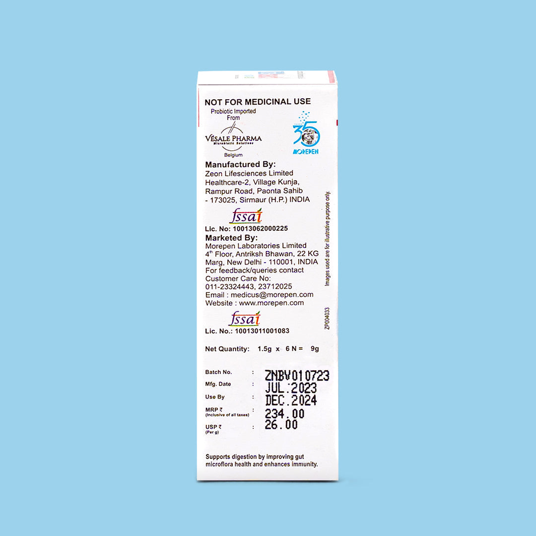 Dr Morpen Intebact Insta Probiotic 2Bn (Vanilla Flavour) | Swadesiicart