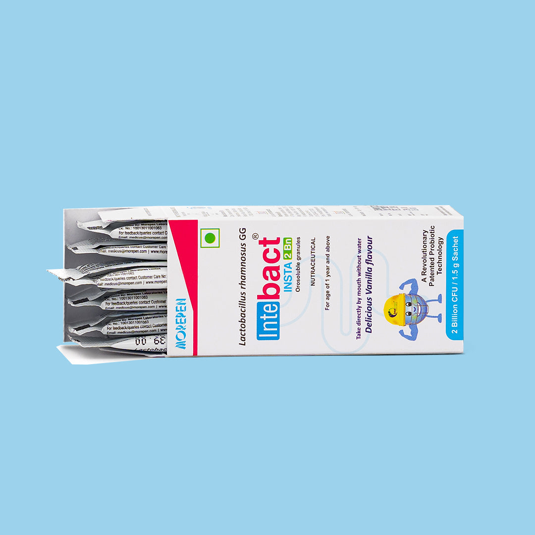 Dr Morpen Intebact Insta Probiotic 2Bn (Vanilla Flavour) | Swadesiicart