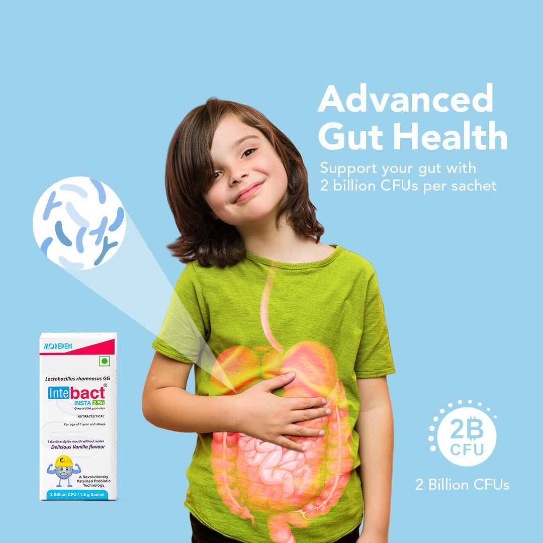 Dr Morpen Intebact Insta Probiotic 2Bn (Vanilla Flavour) | Swadesiicart