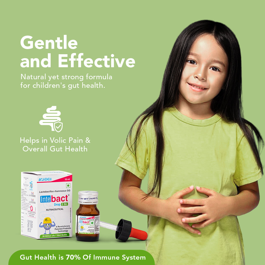 Dr Morpen Intebact Probiotic Drop 2 Billion Drop | Swadesiicart