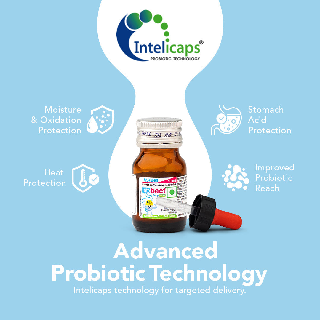 Dr Morpen Intebact Probiotic Drop 10Bn | Swadesiicart
