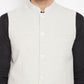 Even Apparels Cream Merino Men Woven Nehru Jacket BF504 | Swadesiicart