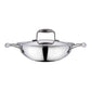 Vinod Platinum Triply Stainless Steel Kadai With Lid - Swadesiicart
