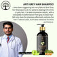 Ivory Natural Grey Hair Shampoo For Nature-Inspired Grey Coverage And Revitalization | Swadesiicart