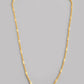 VOJ Gold-Polished Pipe Chain For Men | Swadesiicart