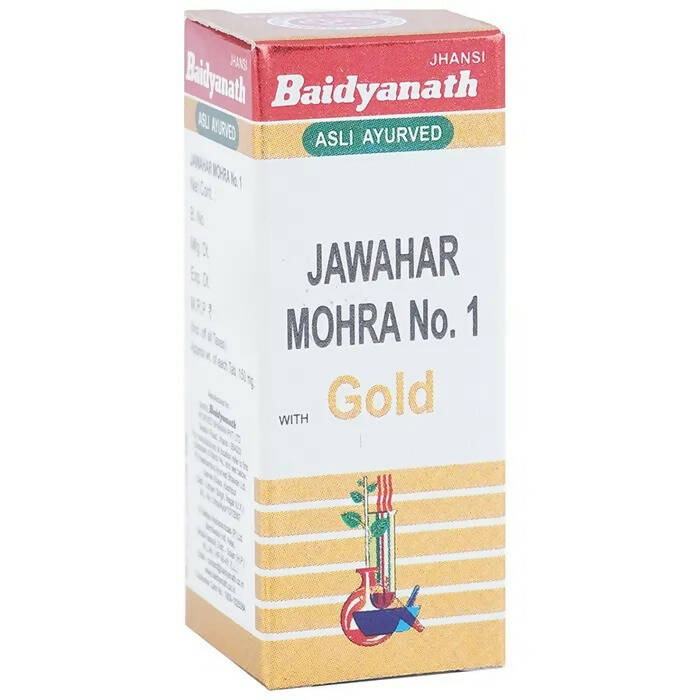 Baidyanath Jhansi Jawahar Mohra No. 1 with Gold Tablets - Ayurvedant Pvt. Ltd.