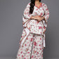 Ahalyaa Women's Traditional Wear Co-ords - Beige - Swadesiicart