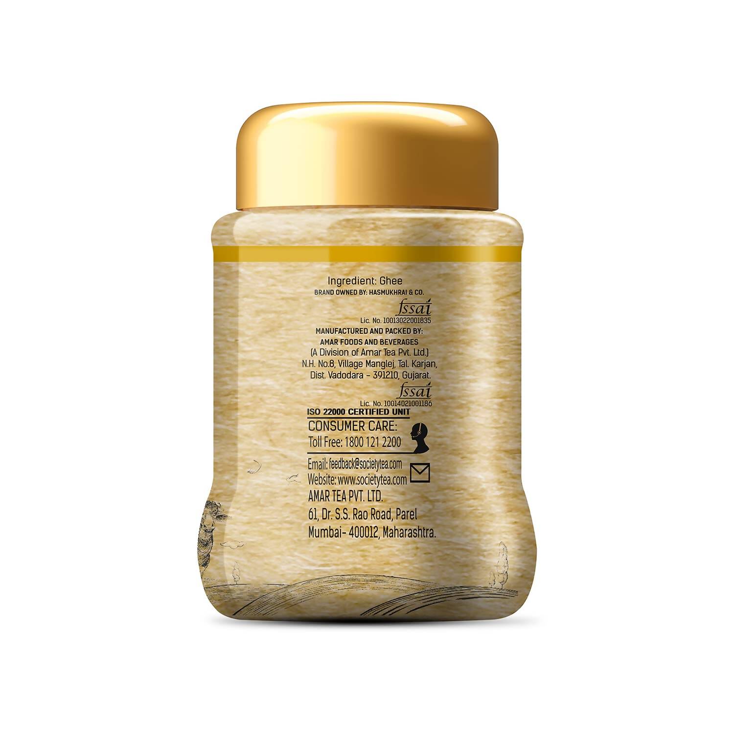 Society Desi Ghee | 100% Pure and Natural | Desi Ghee | Highly Nutritious | Traditional Curd-Churned | Swadesiicart