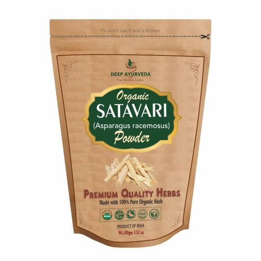 Deep Ayurveda Organic Satavari Powder - DEEP AYURVEDA