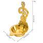 Spillbox Gold-Toned Brass Om Sakthi Diya Pooja Essential | Swadesiicart