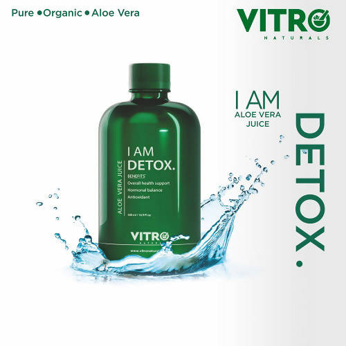 Vitro Naturals Aloe Vera Juice I Am Detox | Swadesiicart