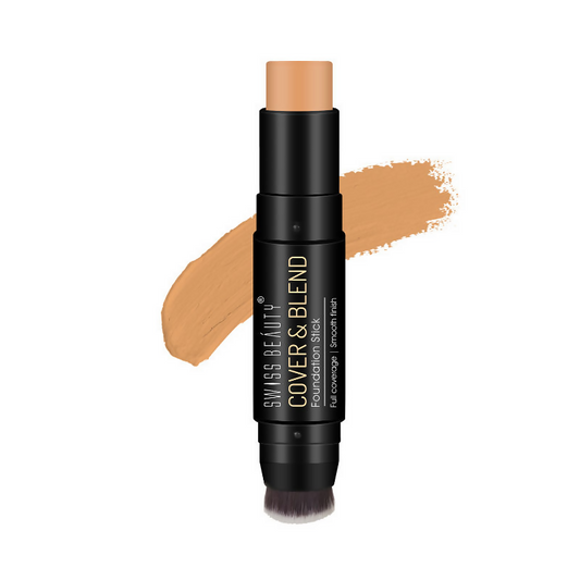 Swiss Beauty Cover & Blend Stick Foundation - 06 Sandalwood | Swadesiicart