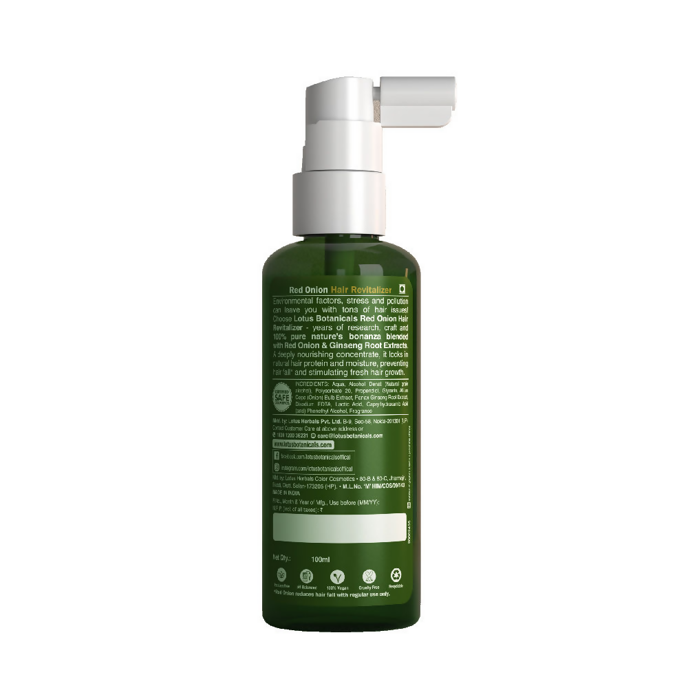 Lotus Botanicals Red Onion Hair Revitalizer | Swadesiicart