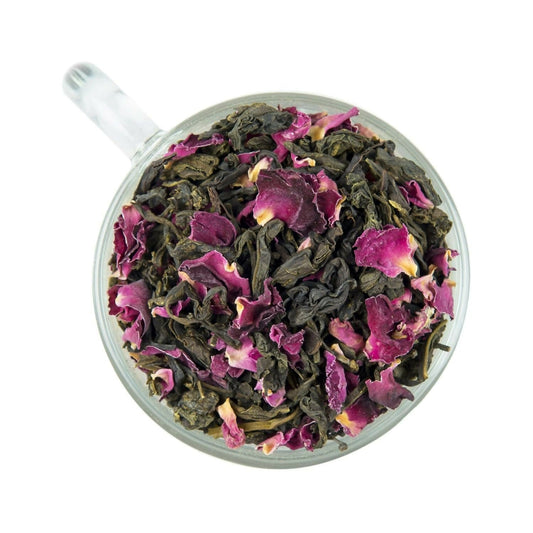 The Indian Chai - Rose Green Tea 30 Pyramid Tea Bags | Swadesiicart