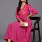 Ahalyaa Women's Traditional wear Lehnga Choli - Pink | Swadesiicart