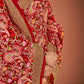 Vamsee Maroon Organza Saree - Swadesiicart