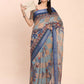 Shree Shyam Fashion Linen Cotton Cream Saree
