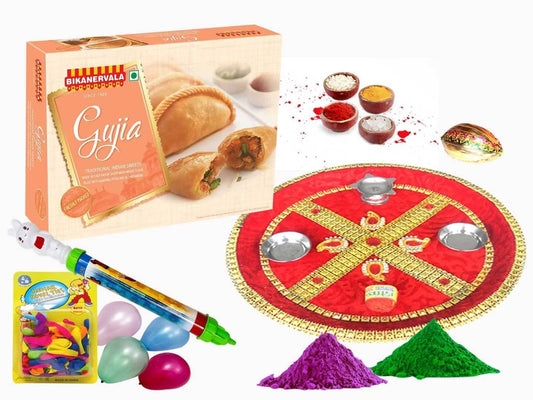 Bikanervala Holi Puja Thali with Ghujia | Swadesiicart