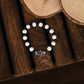 NVR Women & Men Black & White Evil Eye Elasticated Rakhi With Roli Chawal - NR Retail-NVR