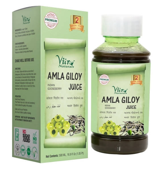 Vitro Naturals Amla Giloy Juice (500 Ml) | Swadesiicart