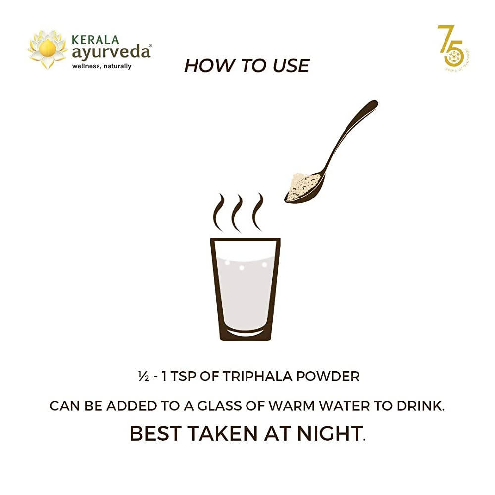 Kerala Ayurveda Organic Triphala Powder | Swadesiicart