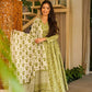 Aayaa Designer Cotton Silk Suit - Pista Green