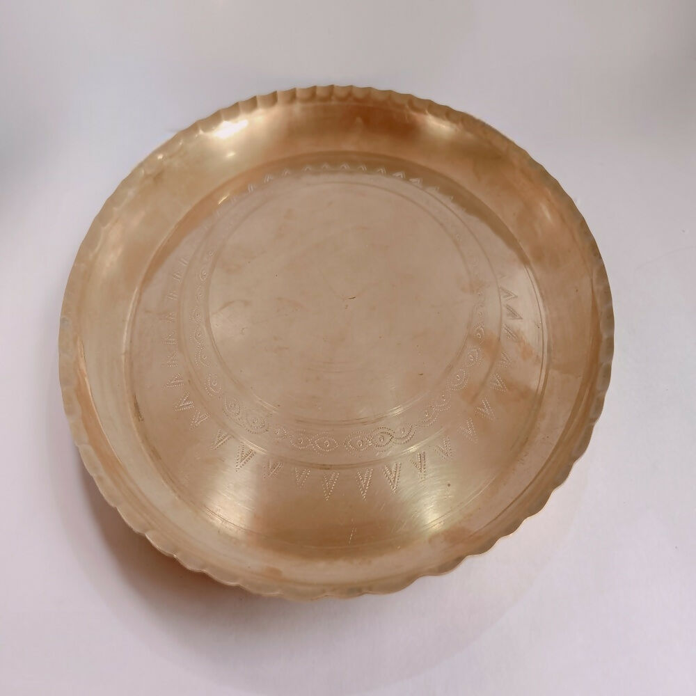 Brass Rekabi/Thali | Swadesiicart