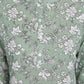 Janasya Women's Light Green Cotton Floral Print Kurta With Pant And Dupatta | Swadesiicart