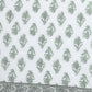 Janasya Women's Light Green Cotton Floral Print Kurta With Pant And Dupatta | Swadesiicart