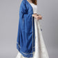 Janasya Women's White Poly Silk Floral Print Lehenga Choli With Dupatta | Swadesiicart