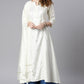 Janasya Women's Off- White Poly Silk Ethnic Motifs Kurta With Palazzo And Dupatta | Swadesiicart