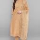 Janasya Women's Gold Poly Chanderi Embellished Kurta With Pant And Dupatta | Swadesiicart