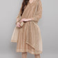 Janasya Women's Light Brown Poly Chanderi Floral Print Kurta With Pant And Dupatta | Swadesiicart
