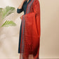 Janasya Women's Teal Rayon Solid Kurta With Pant And Dupatta | Swadesiicart