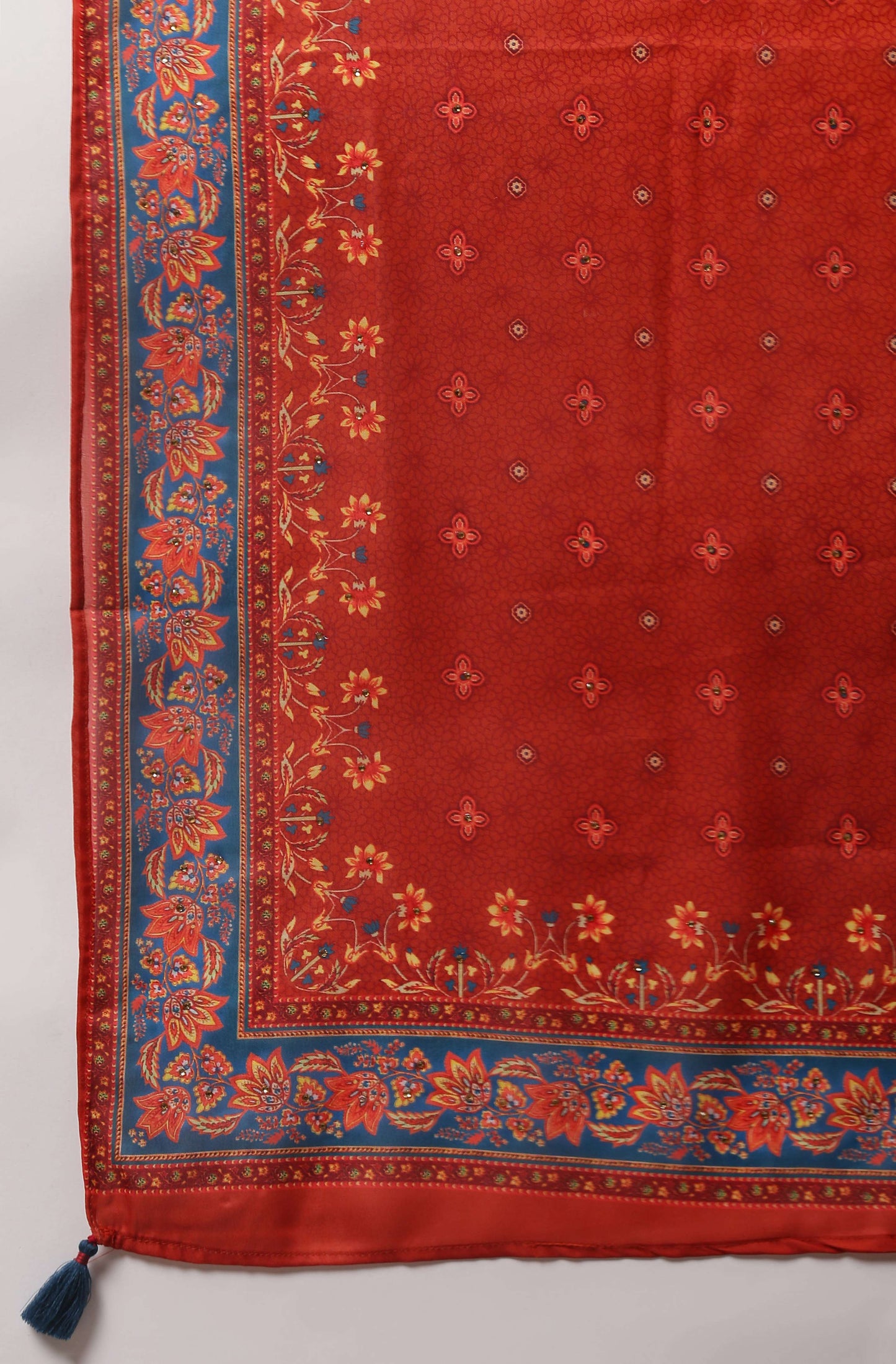 Janasya Women's Teal Rayon Solid Kurta With Pant And Dupatta | Swadesiicart