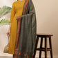 Janasya Women's Mustard Rayon Solid Kurta With Pant And Dupatta | Swadesiicart