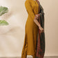 Janasya Women's Mustard Rayon Solid Kurta With Pant And Dupatta | Swadesiicart