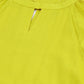 Janasya Women's Mustard Cotton Solid Drop-Waist Western Dress | Swadesiicart