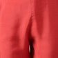 Janasya Women's Red Art Silk Solid Kurta With Pant | Swadesiicart