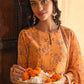 Janasya Women's Yellow Georgette Floral Print Kurta With Flared Palazzo And Dupatta | Swadesiicart