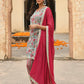 Janasya Women's Sea Green Cotton Floral Block Print Kurta With Palazzo And Dupatta | Swadesiicart