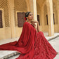 Janasya Women's Maroon Rayon Ethnic Motifs Foil Print Lehenga Choli With Dupatta | Swadesiicart