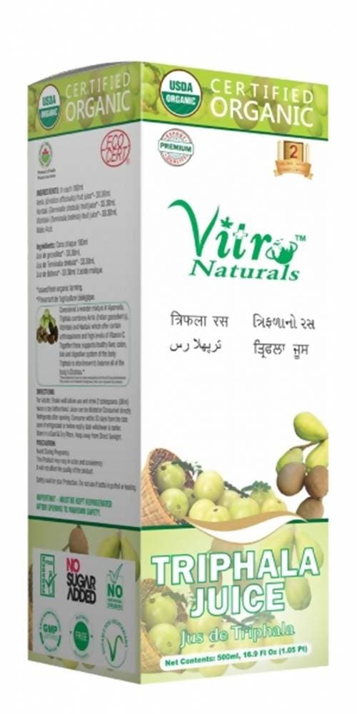 Vitro Naturals Certified Organic Triphala Juice | Swadesiicart