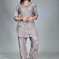 Morchari Digital Print Semi Muslin Co-Ord Set Top & Trouser-Multicolor - Swadesiicart