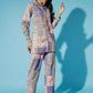 Myshka Women Multi-Printed Bling & Sparkly Co-Ords - Swadesiicart