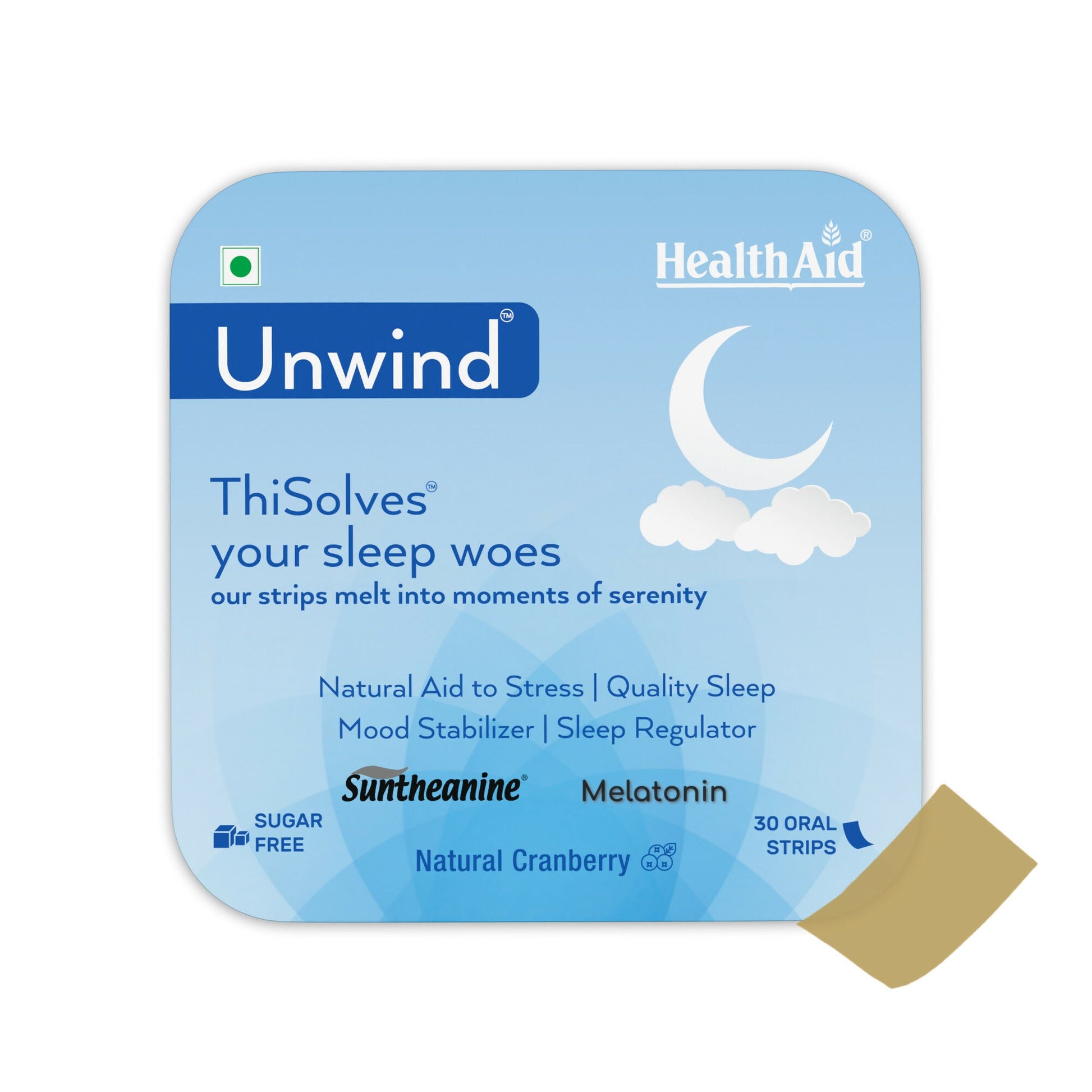 HealthAid Unwind ThiSolves Oral Strips - HealthAid