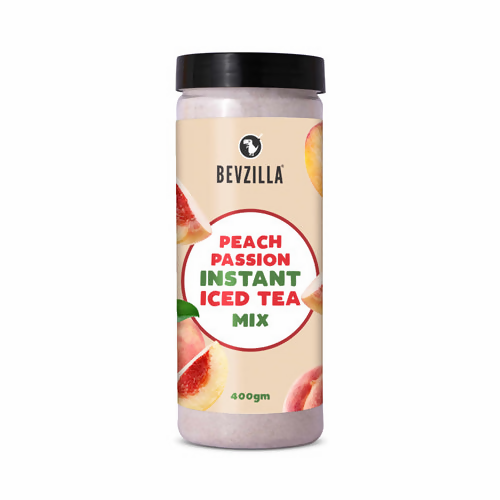 Bevzilla Peach Passion Instant Iced Tea Mix | Swadesiicart