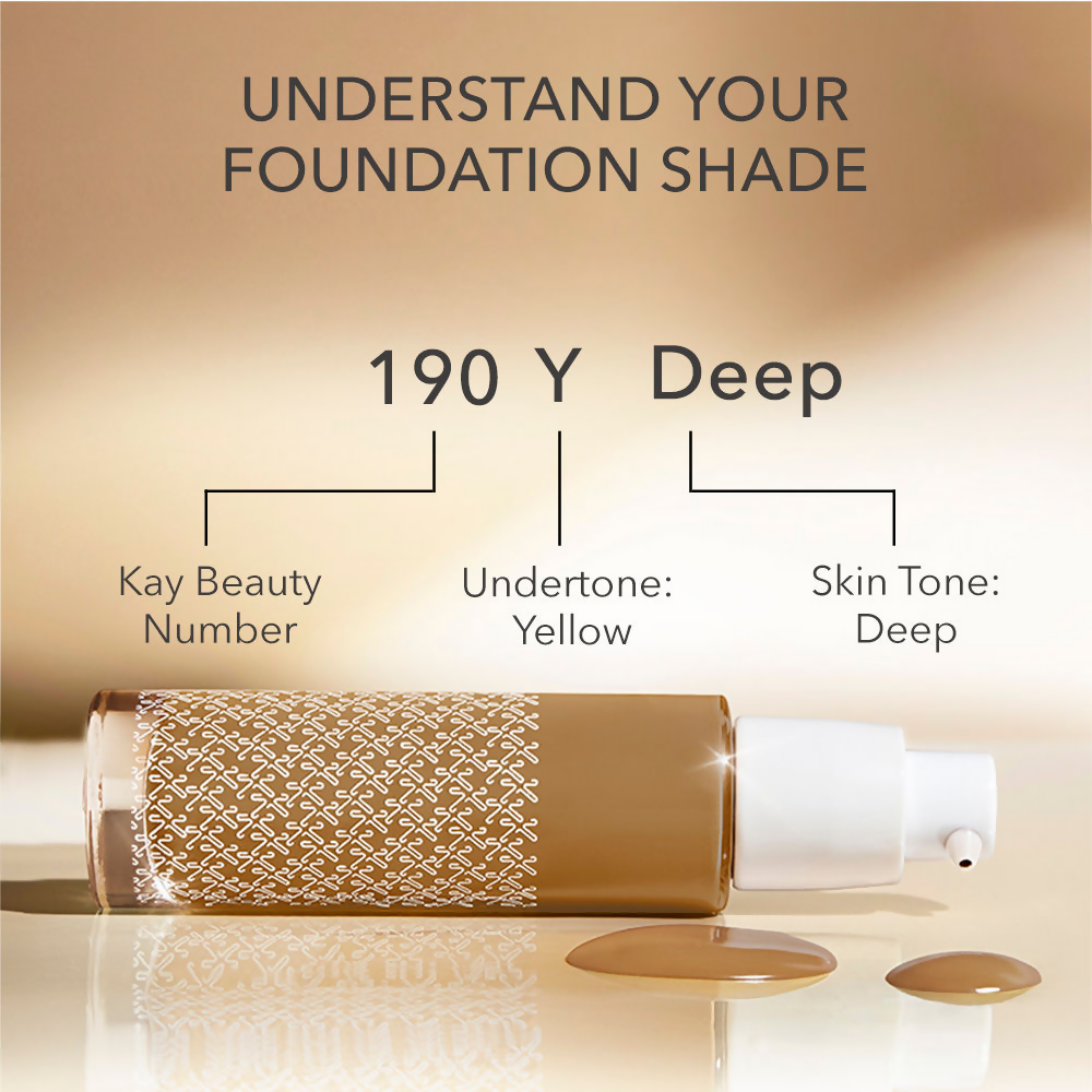 Kay Beauty By Katrina Kaif Hydrating Foundation - 190Y Deep | Swadesiicart